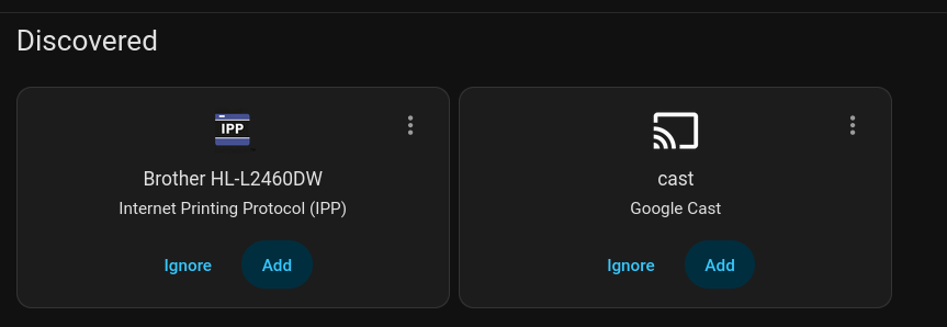 ha discovery working