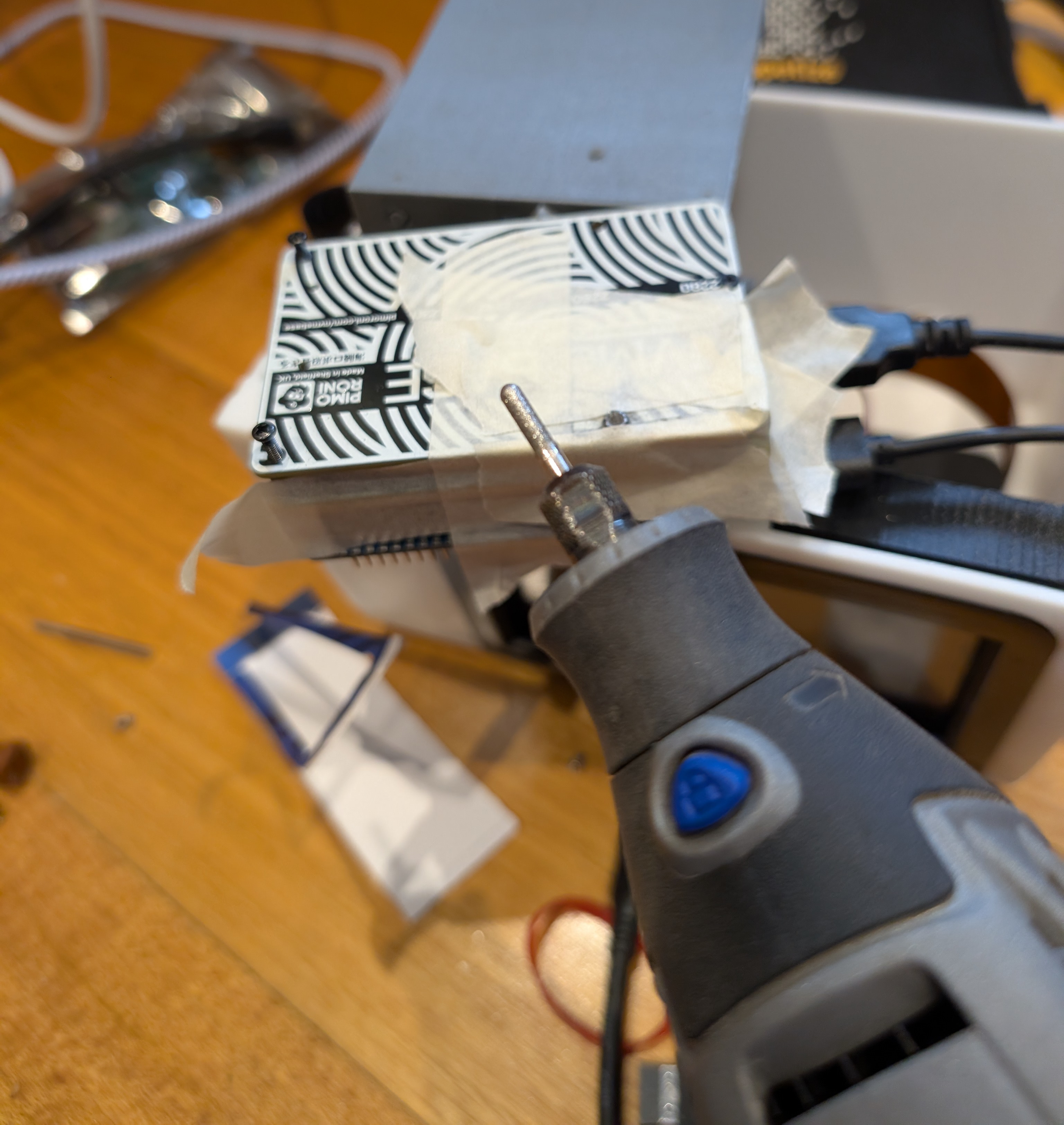 dremel in action